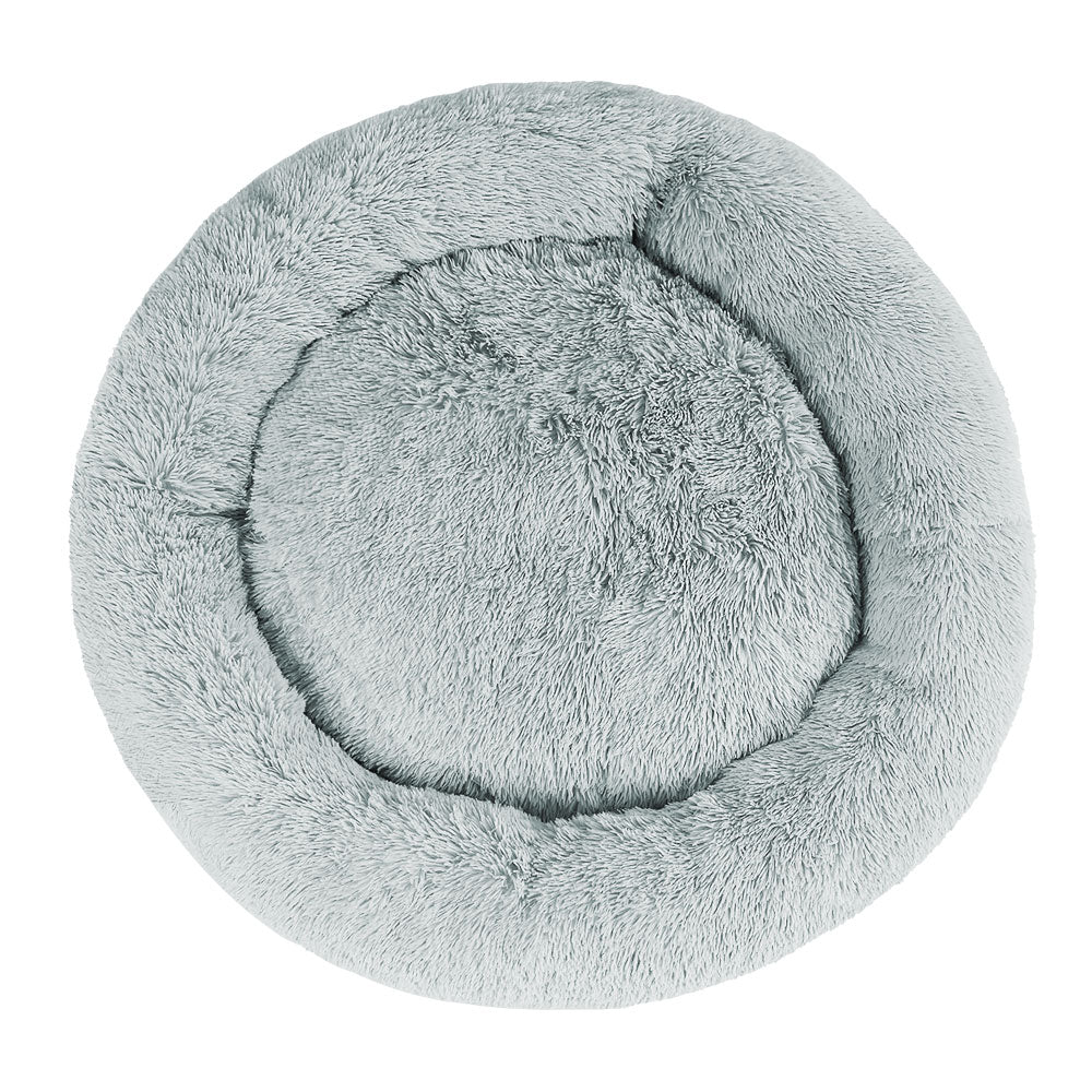 i.Pet Pet Bed Dog 110cm Calming Extra Large Soft Plush Light Grey