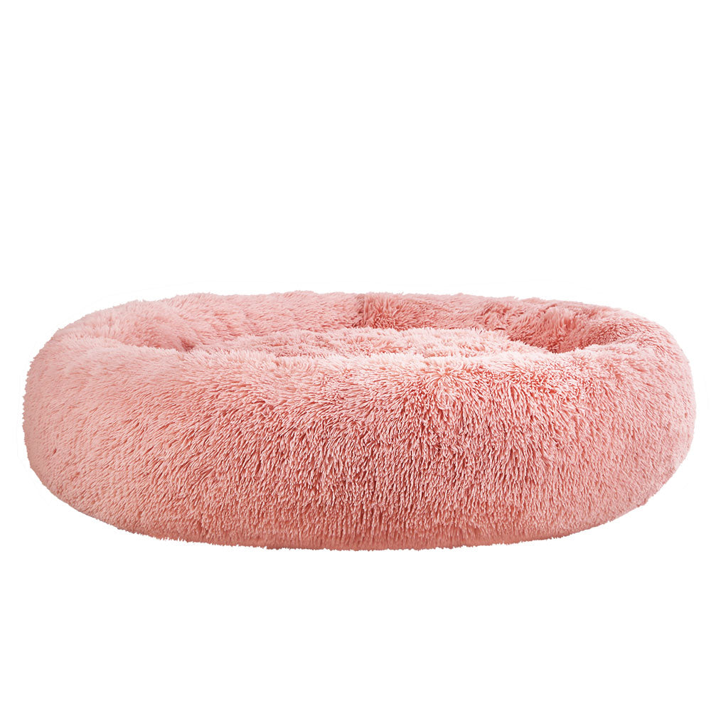 i.Pet Pet Bed Dog 110cm Calming Extra Large Soft Plush Pink