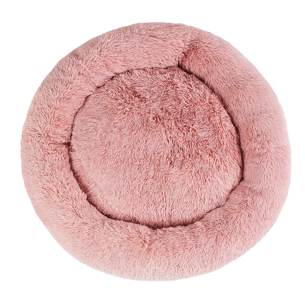 i.Pet Pet Bed Dog 110cm Calming Extra Large Soft Plush Pink