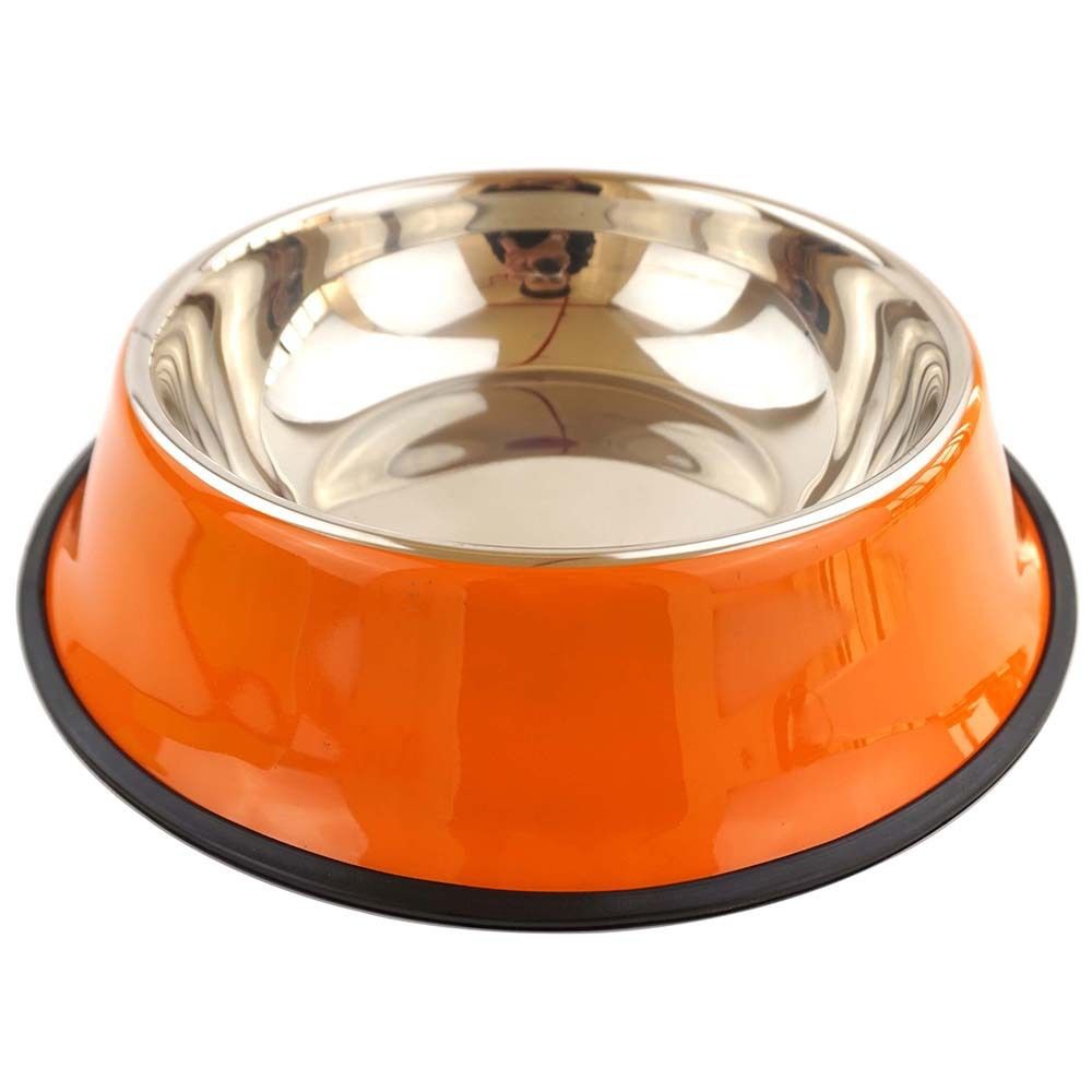 stainless steel pet bowls, non-slip dog bowls, large dog food bowls, cat bowls, pet food bowl, dog bowl large capacity, cat feeding bowl, durable pet bowls, anti-skid pet dishes, pet feeding products Australia - Red - Size 34CM