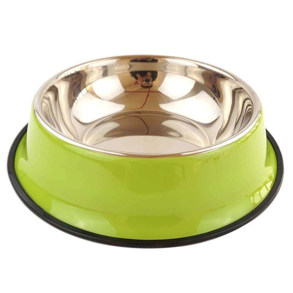 stainless steel pet bowls, non-slip dog bowls, large dog food bowls, cat bowls, pet food bowl, dog bowl large capacity, cat feeding bowl, durable pet bowls, anti-skid pet dishes, pet feeding products Australia - Red - Size 34CM