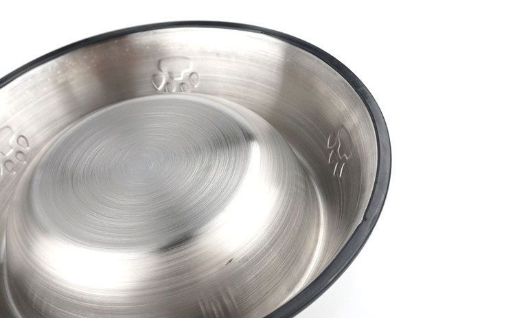 stainless steel pet bowls, non-slip dog bowls, large dog food bowls, cat bowls, pet food bowl, dog bowl large capacity, cat feeding bowl, durable pet bowls, anti-skid pet dishes, pet feeding products Australia - Yellow - Size 34CM