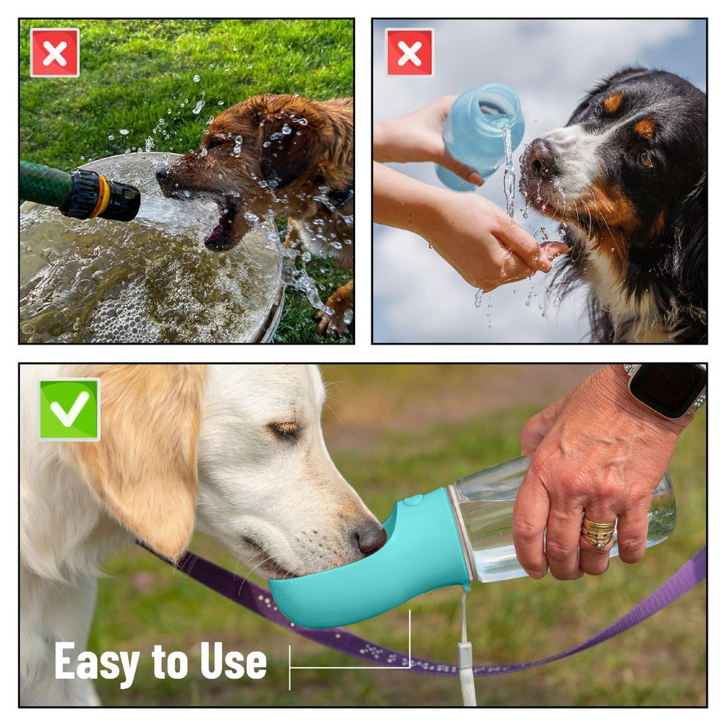 Portable Dog Water Bottle 19 Ounces Dog Water Bottle Large Dog Water Dispenser