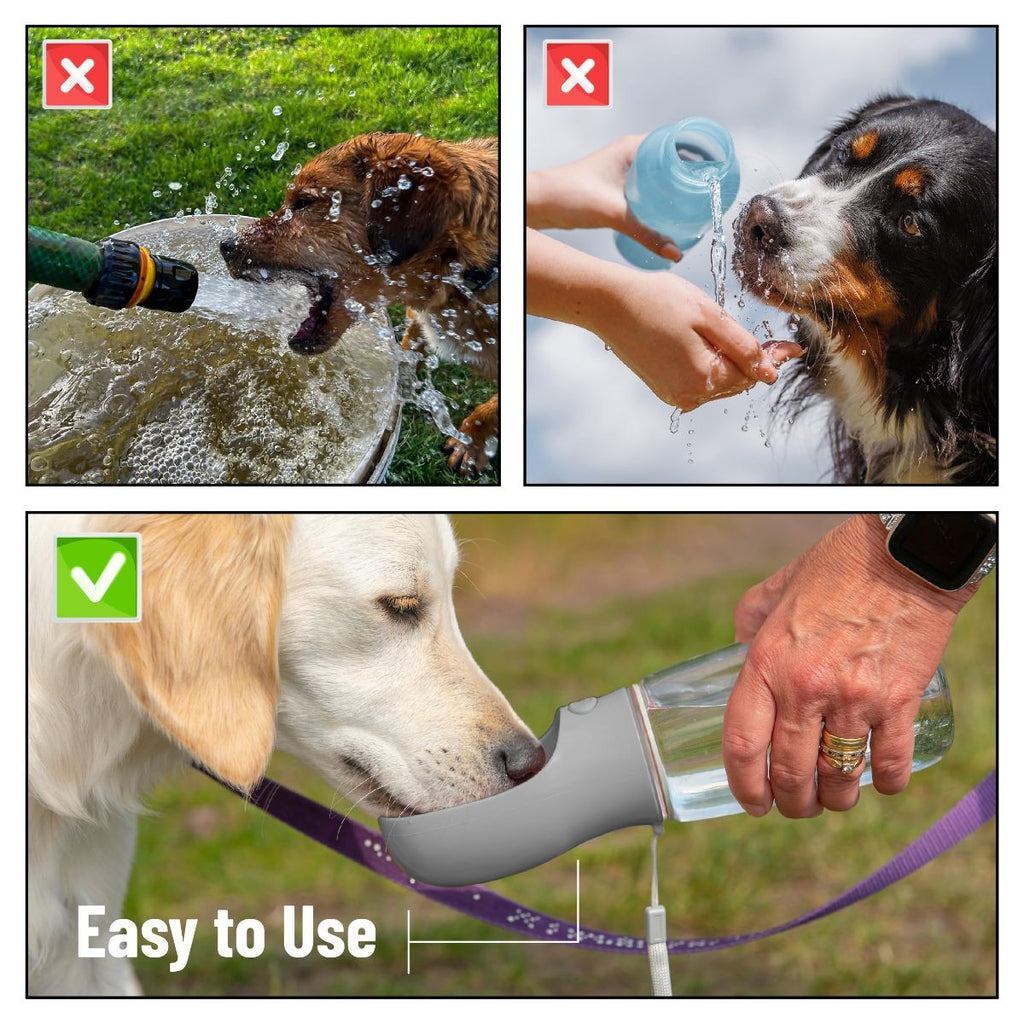 Portable Dog Water Bottle 19 Ounces Dog Water Bottle Large Dog Water Dispenser