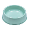 Plastic Dog Bowl, Non Slip Candy Color Plastic Pet Food Bowl, Shallow Cat Food Dish, Reusable Pet Food And Water, Green, 13.2 x 5 x 13 cm