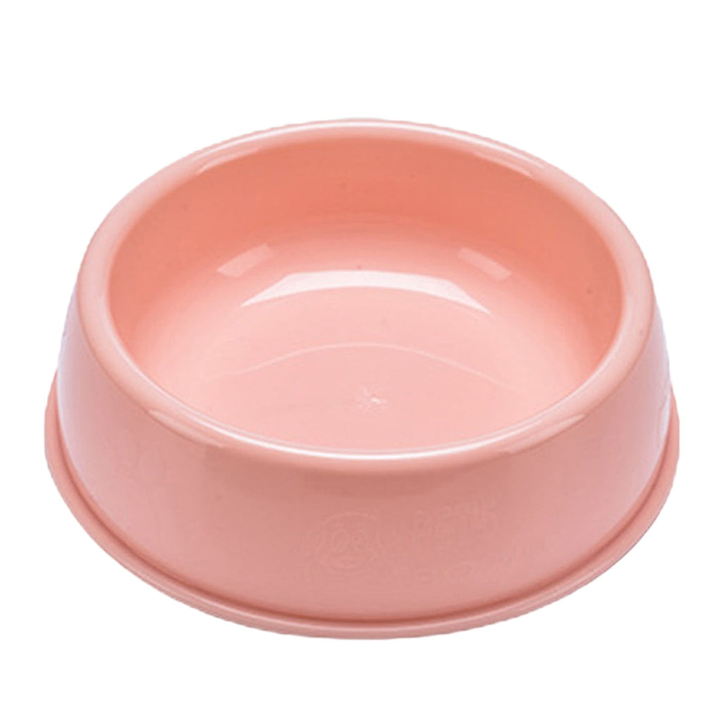 Plastic Dog Bowl, Non Slip Candy Color Plastic Pet Food Bowl, Shallow Cat Food Dish, Reusable Pet Food And Water, Green, 13.2 x 5 x 13 cm