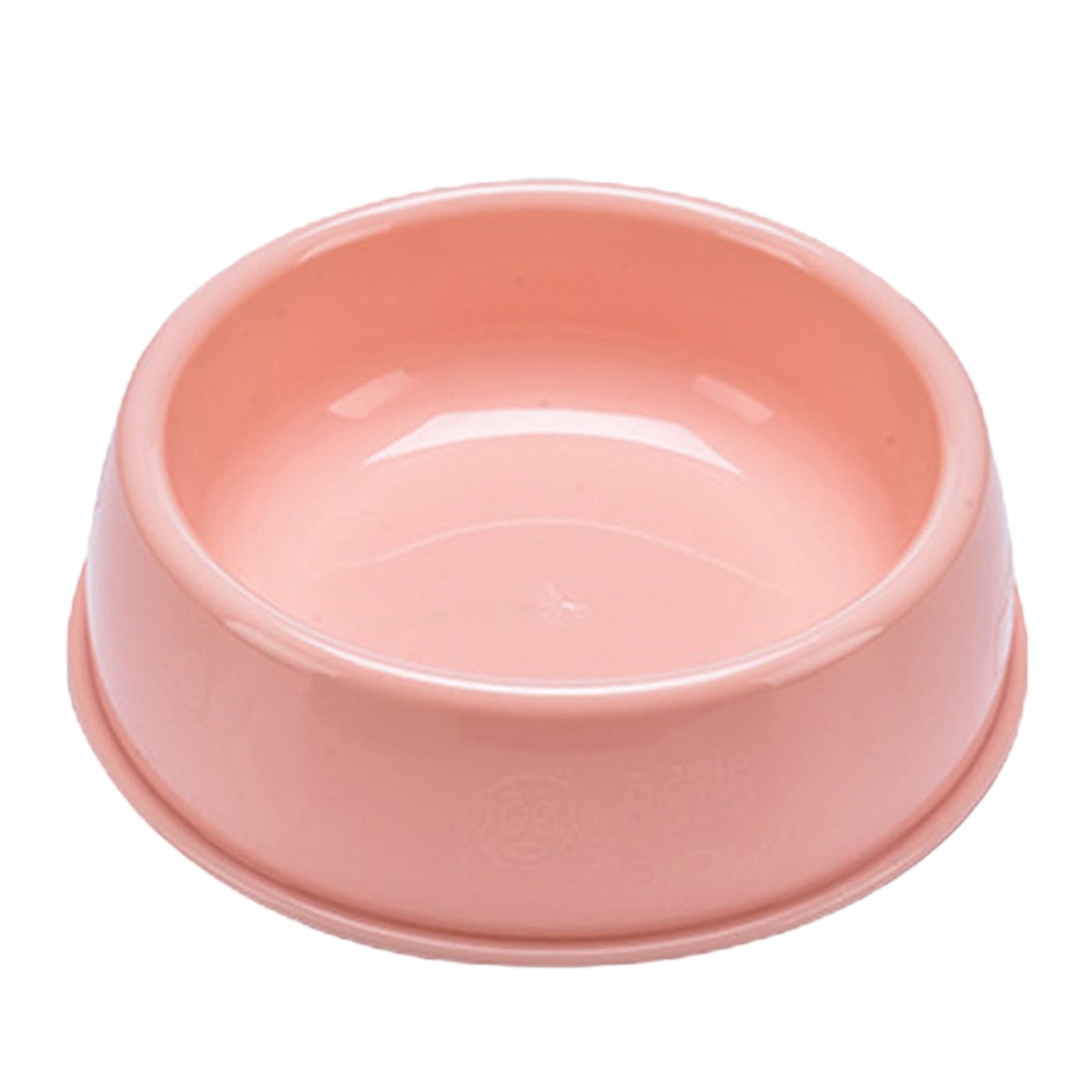 Plastic Dog Bowl, Non Slip Candy Color Plastic Pet Food Bowl, Shallow Cat Food Dish, Reusable Pet Food And Water, Green, 13.2 x 5 x 13 cm