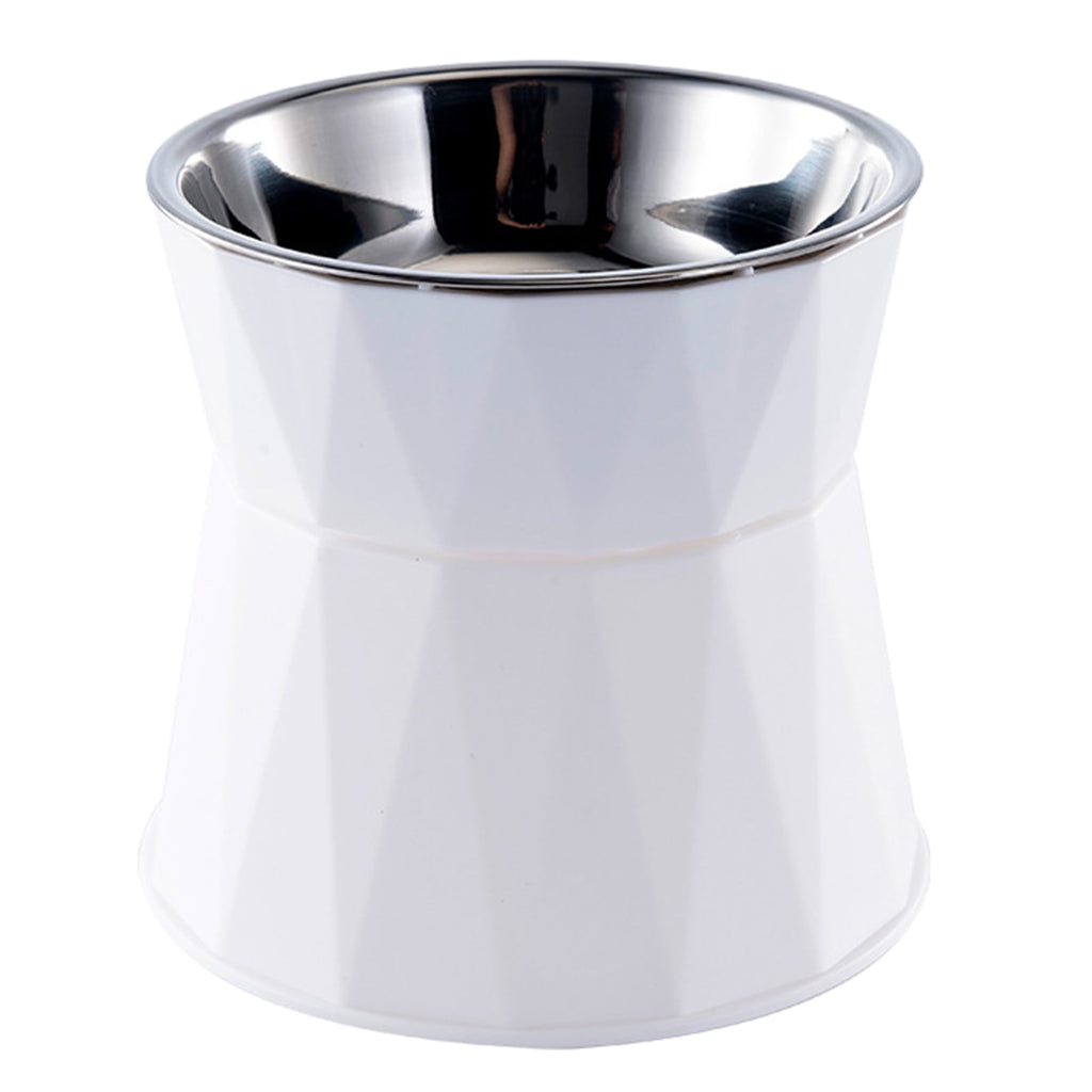 Dog Bowl Raised Cat Food Water Bowls with Detachable Elevated Stand Pet Stainless Steel Feeder Bowl No-Spill Anti Slip Blue