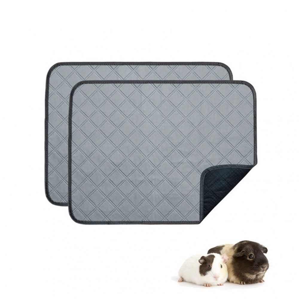 2 pack Washable Pee Pads for Dogs, Reusable, Absorbent, Leakproof, Non Slip Pet Puppy Pads for Potty Training. Light Gray, 23.6x35.4 Inch(2pack)