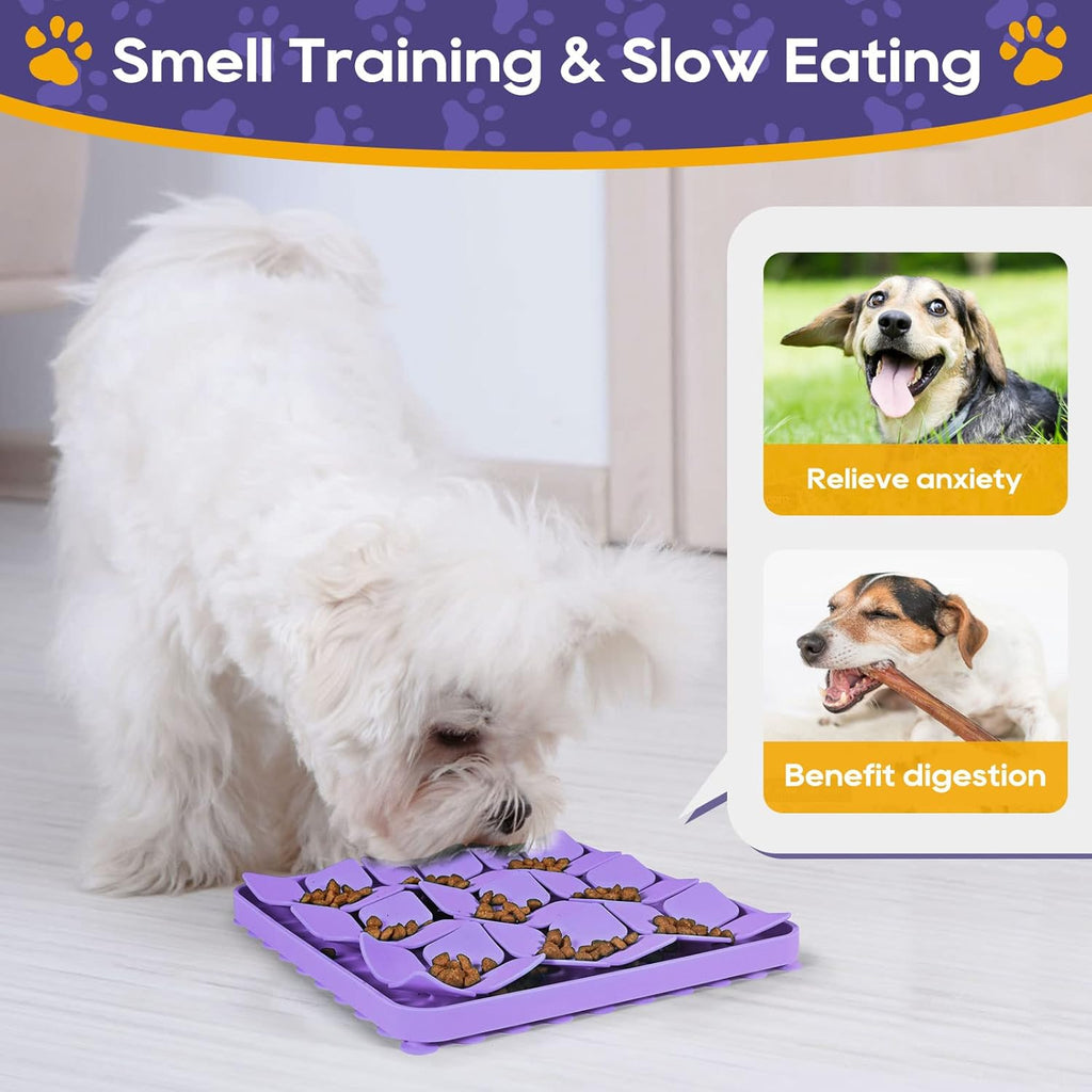 Slow Feeder Dog Cat Bowl Grass Green Pet Feeder Bowl for Dogs and Cats