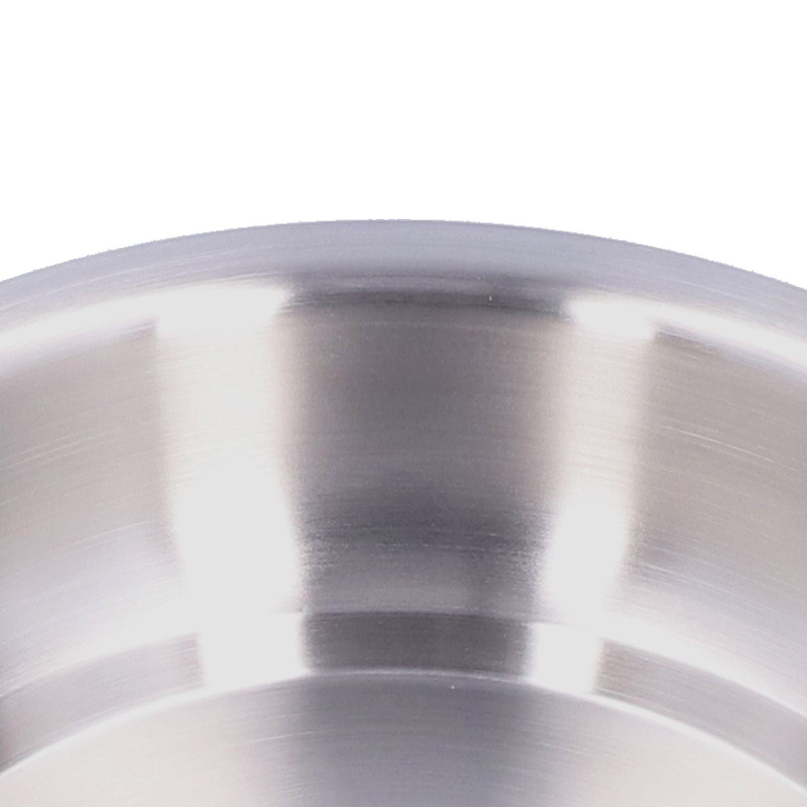 Stainless Steel Plate 304 Food Grade Material Stainless Steel Rounded Deepen Dish for Eating22cm/8.7in