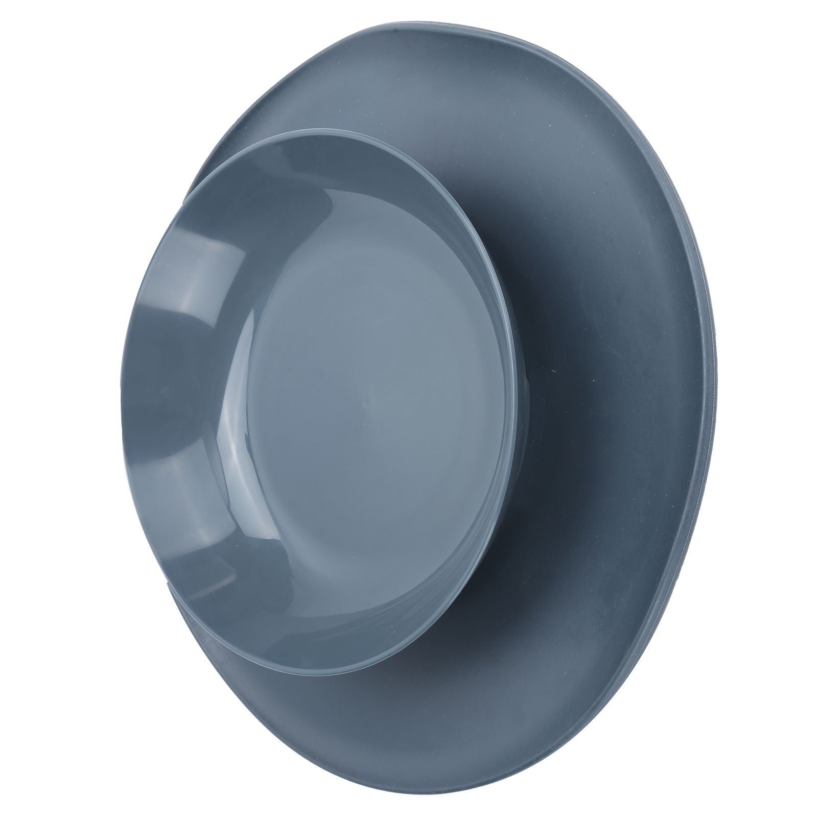 Dog Feeding Bowls Non Slip Anti-Spill Pet Bowl Detachable Pet Feeder Cat Feeding DishesGray