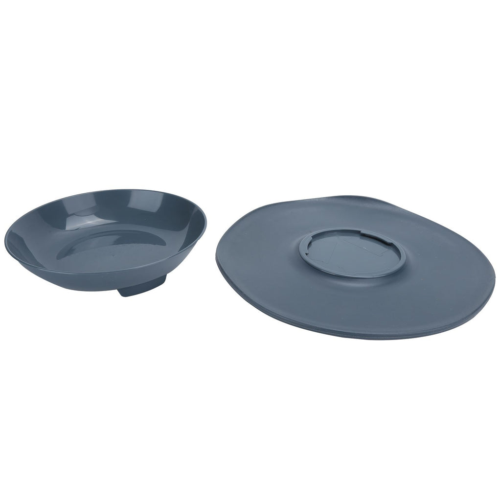 Dog Feeding Bowls Non Slip Anti-Spill Pet Bowl Detachable Pet Feeder Cat Feeding DishesGray