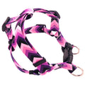 DEYUAN Bohemian Dog Harness Polyester Purple Arrow L:2.5*60-93cm