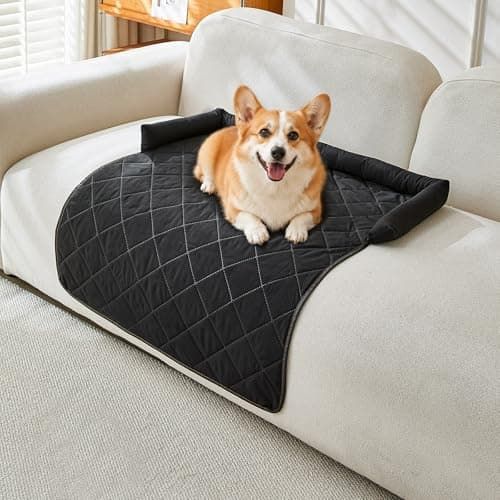 Cooling Pet Mat with Bolster Side Support – Scratch-Resistant, Self-Cooling, Non-Slip Base for Cats & Small to Medium Dogs, Perfect for Sofa, Floor, Car, or Outdoor Use (M, Grey)