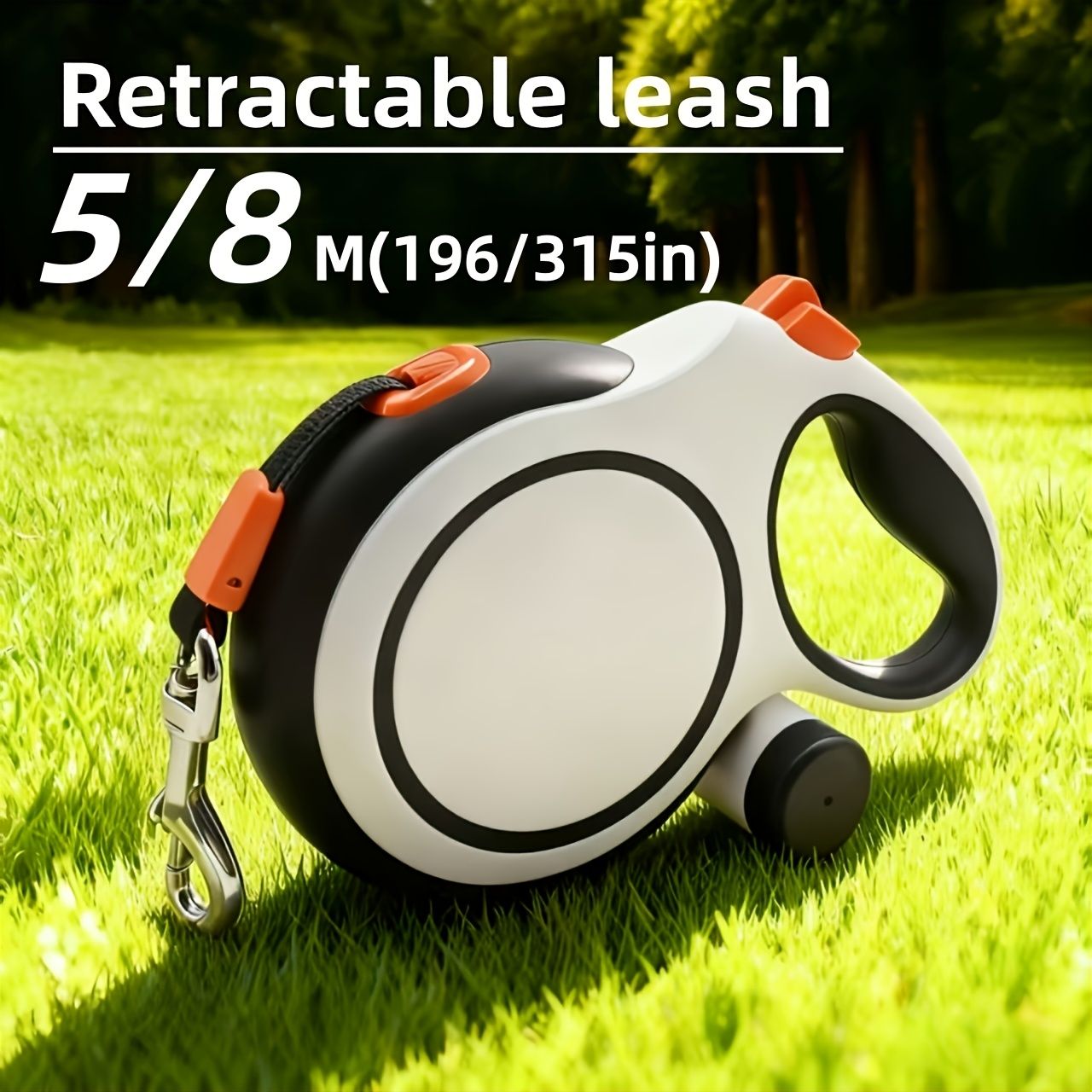 White retractable dog leash, strong dog leash, dog walking leash, small and medium dog leash, outdoor dog leash, Australia, durable dog leash, dog lead