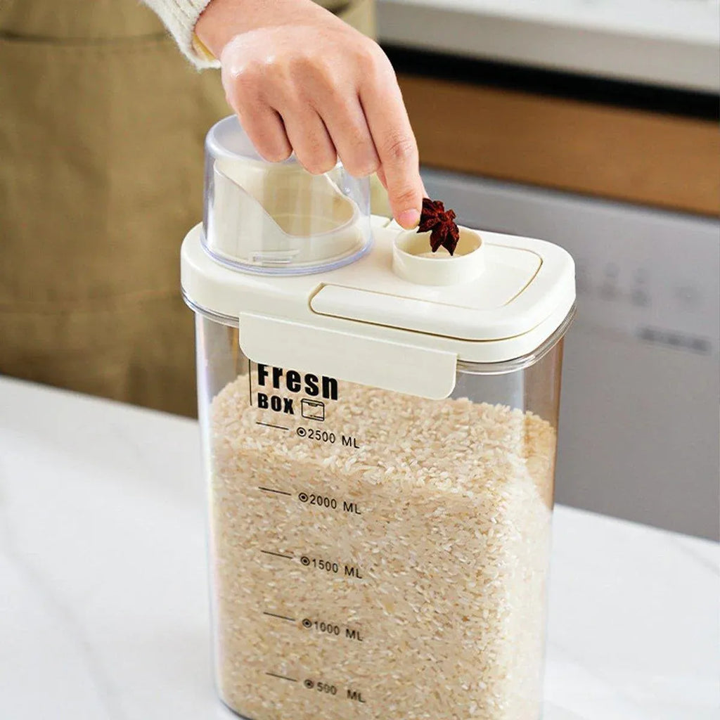 Sealed Moisture-Proof Pet Food Storage Bucket for Cat and Dog Treats Containers - S-1600ml