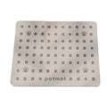 Pet Feeding Mat Dogs Cats Absorbent Non Slip Pet Placemat Waterproof Mat - Light Grey