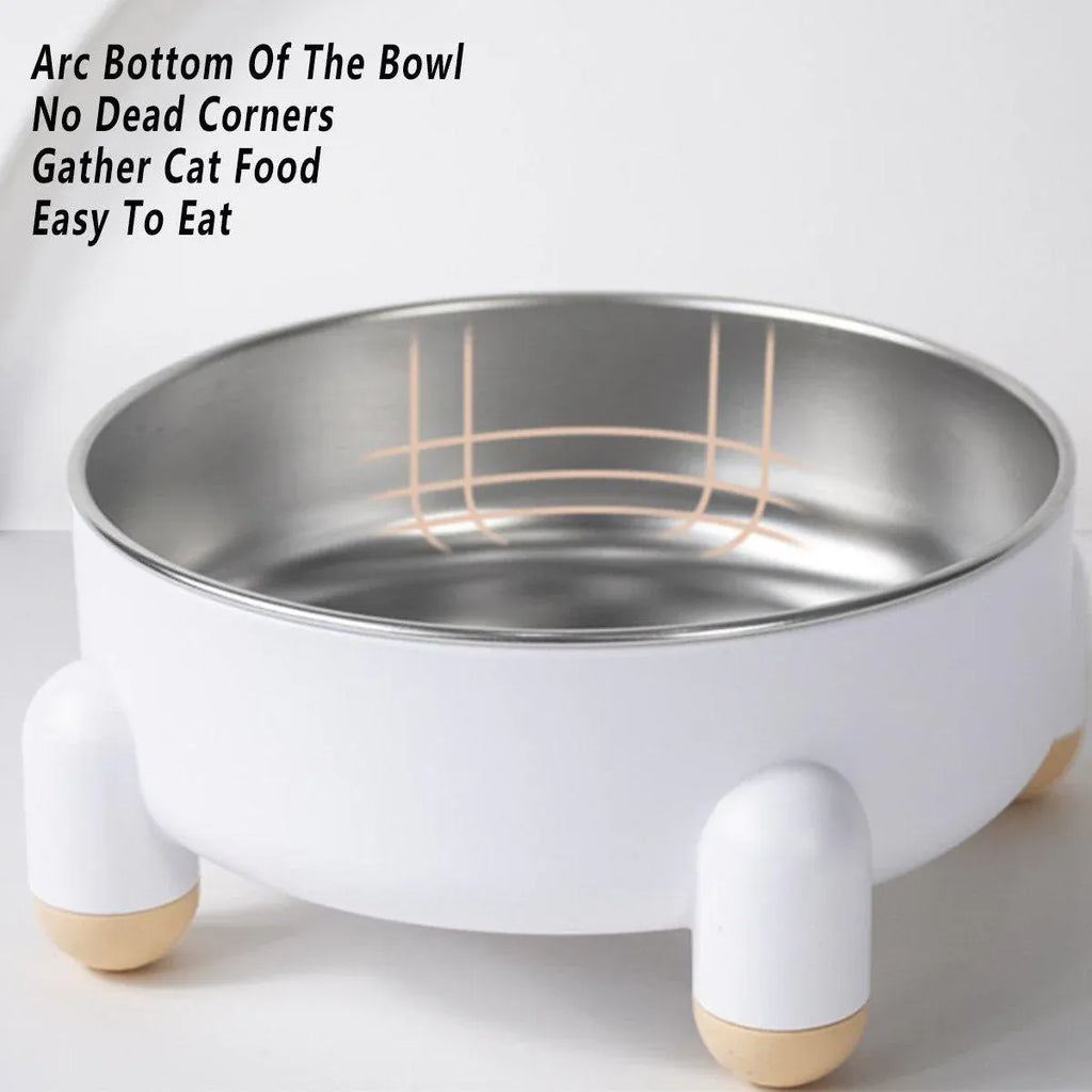 Anti-Tip Stainless Steel Dog Bowl Pet Basin for Dogs Cats Durable Feeding Dish - Green