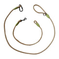 Adjustable Diagonal Dog Walking Leash Hands Free Crossbody Pet Lead Dogs - Khaki