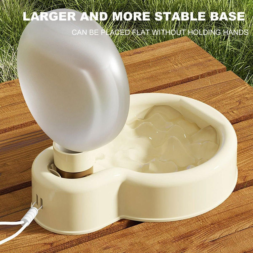 Portable Foldable Pet Water Cup Large Capacity Dog Bowl Puppy Travel Kettle - Green