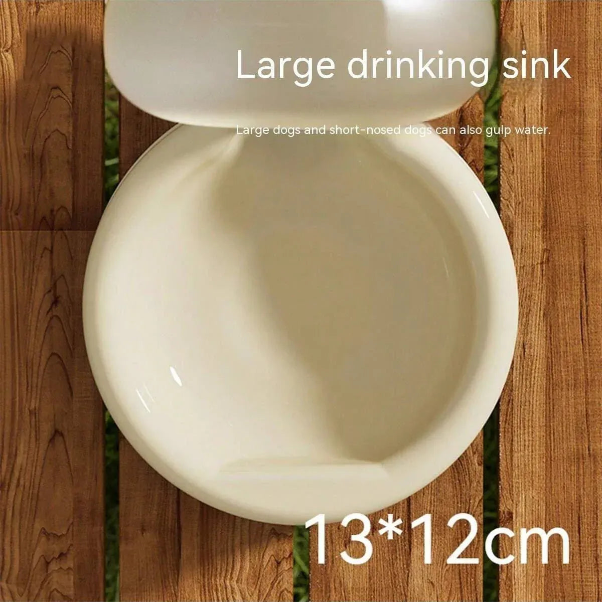 Portable Foldable Pet Water Cup Large Capacity Dog Bowl Puppy Travel Kettle - Yellow