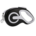Black Retractable Dog Leash for Small to Medium Dogs