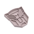 Grey Silicone Anti-Gulping Slow Feeder Mat | Unique Pet Food Maze Design | Non-Slip Suction Base for Dogs and Cats
