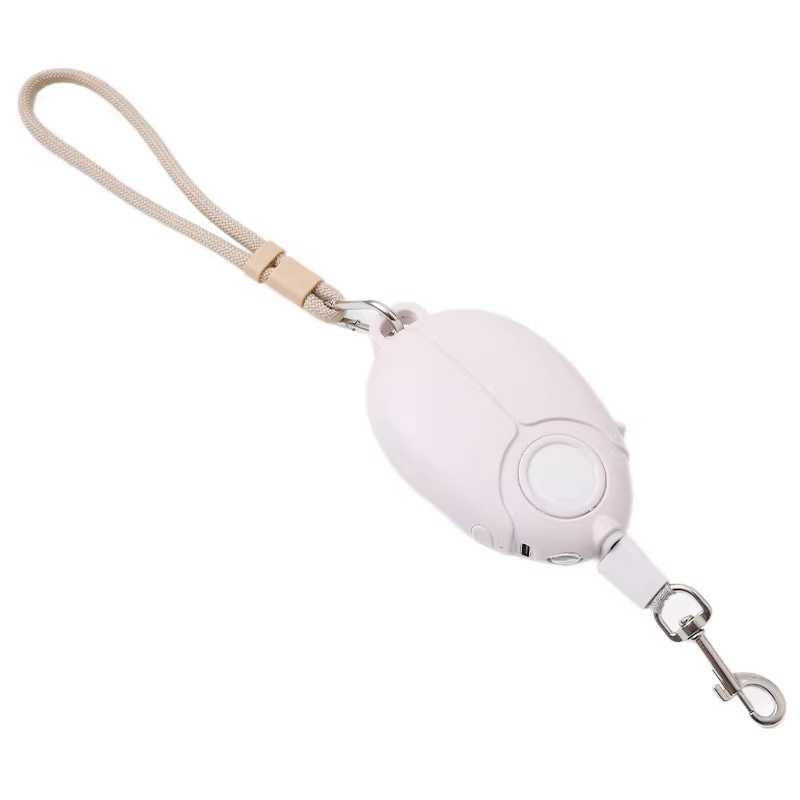 Pink Pocket Size Retractable Dog Leash with Luminous Rope 3 Meters