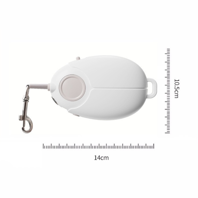 Purple Retractable Dog Leash with Luminous Rope 3Meters