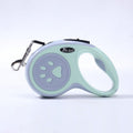 Green Automatic Retractable Dog Leash -  5M Extendable Lead with One-Handed Brake Lock - ABS Casing, Ergonomic Grip, Tangle-Free Nylon Tape, Outdoor Walking Essential